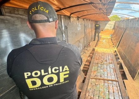 Carga milionária de pasta base de cocaína é apreendida pelo DOF em Caarapó