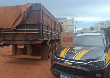 PRF apreende 350 mil maços de cigarros em Campo Grande