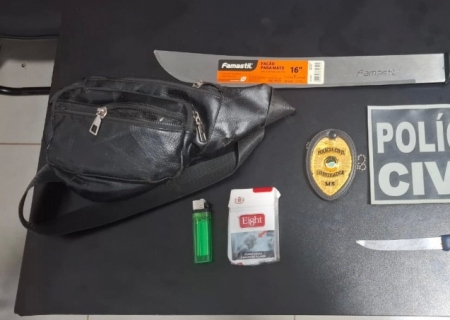 Em ação conjunta, polícia prende homem que tentou matar mulher a golpes de faca em Deodápolis
