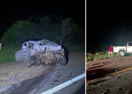 Casal morre em acidente envolvendo quatro veículos na MS-382