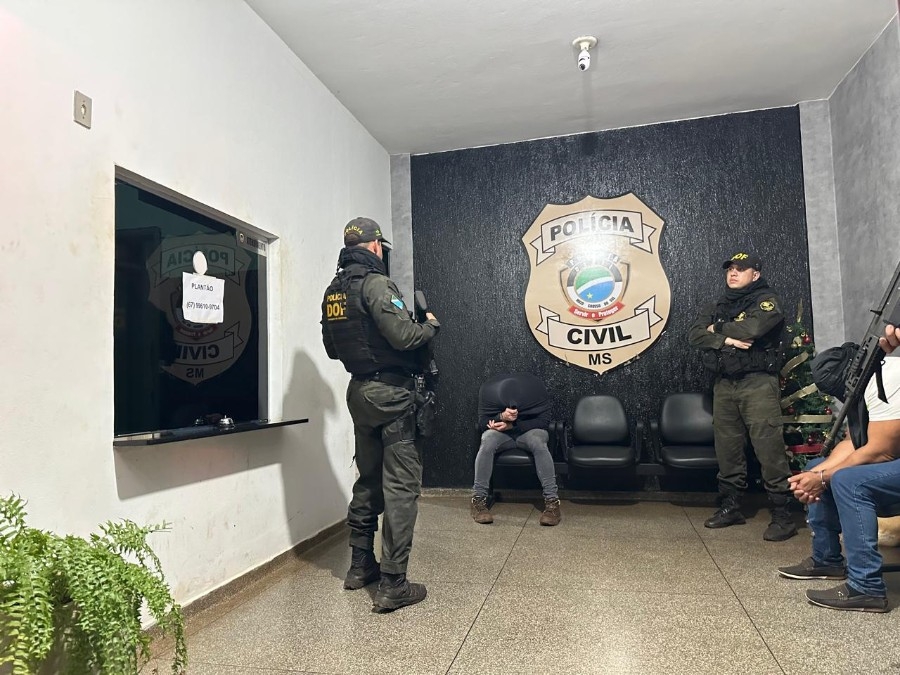Jardim: casal de Amambai preso encomendou morte de motorista de van por R$ 30 mil