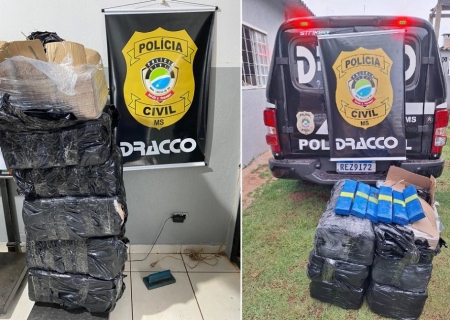 Na capital, Dracco apreende carga de maconha em residência