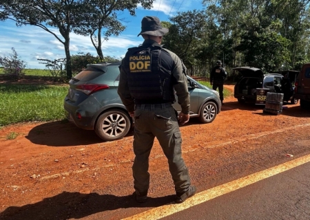 Ação integrada entre DOF e Denarc do PR resulta na apreensão de mais de 200 quilos de drogas