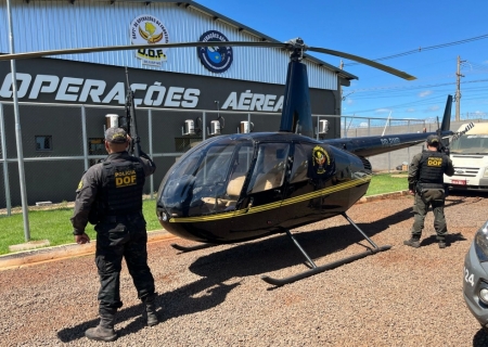 Dupla morre em confronto com policiais do DOF e helicóptero é apreendido em Amambai