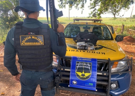 Passageiro de ônibus é preso com haxixe na bagagem em Anaurilândia