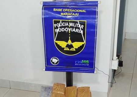 Passageira de ônibus é presa com maconha em Maracaju