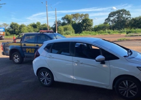 Veículo que seguia com destino a fronteira é recuperado em Nova Alvorada do Sul
