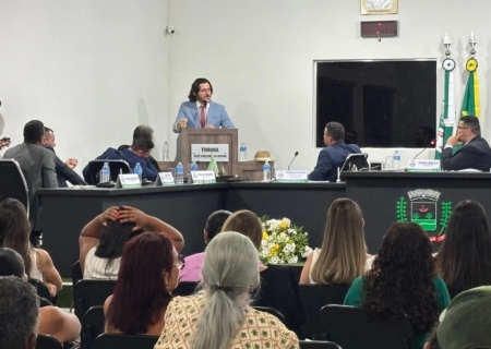 Em Batayporã, Executivo pauta diálogo entre os poderes na abertura dos trabalhos legislativos