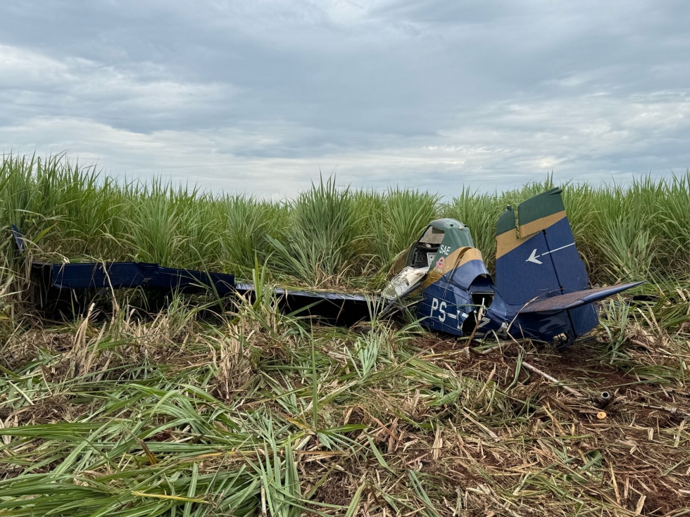 Identificado piloto que morreu em queda de avião agrícola em Nova Andradina