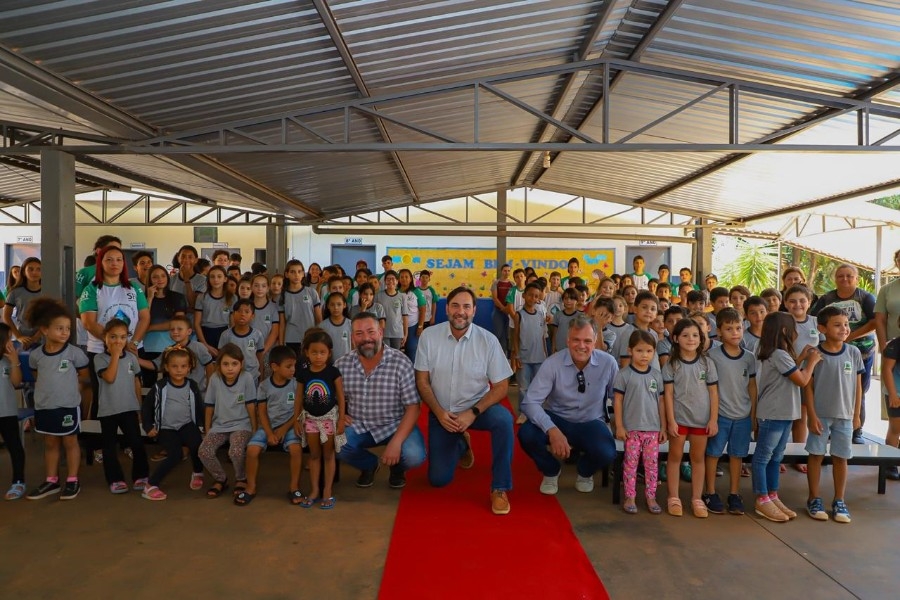 Investimentos na educação impulsionam ensino na Escola Professor Delmiro Salvione Bonin