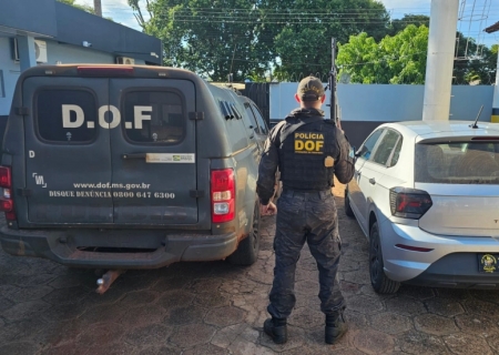 Carro roubado no Paraná é recuperado pelo DOF em Iguatemi