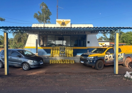 Morador de SP é preso com carro roubado lotado de drogas na MS-156
