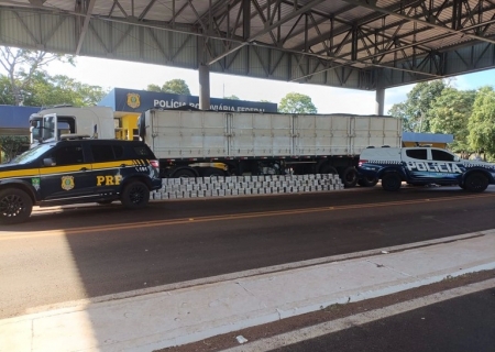 Ação conjunta apreende quase meia tonelada de cocaína em Guia Lopes da Laguna