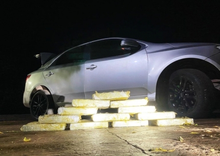 PRF encontra 12 kg de cocaína ocultos em veículo em MS