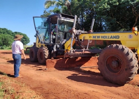 Governo de Mato Grosso do Sul investe R$ 1,4 milhão em pavimentação no distrito de Ipezal