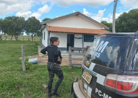 Polícia Civil prende suspeito pelos crimes de estupro, violência psicológica e posse irregular de arma de fogo em Coxim