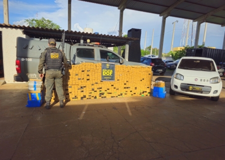 Ação conjunta apreende mais de uma tonelada de drogas em Maracaju