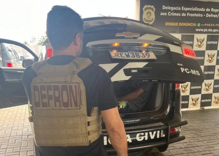Defron prende foragido por roubo em Dourados