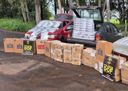 DOF intercepta comboio com mais de meio milhão de reais em produtos ilegais