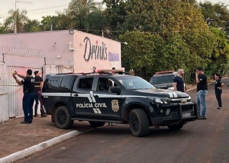 Polícia Civil fecha casa de prostituição e cumpre mandado de prisão em Aparecida do Taboado