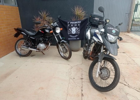 Polícia Militar recupera moto furtada durante evento esportivo da Prefeitura em Batayporã