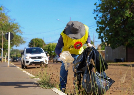 Mutirão recolhe 2,2 toneladas de criadouros do Aedes aegypti em Nova Andradina