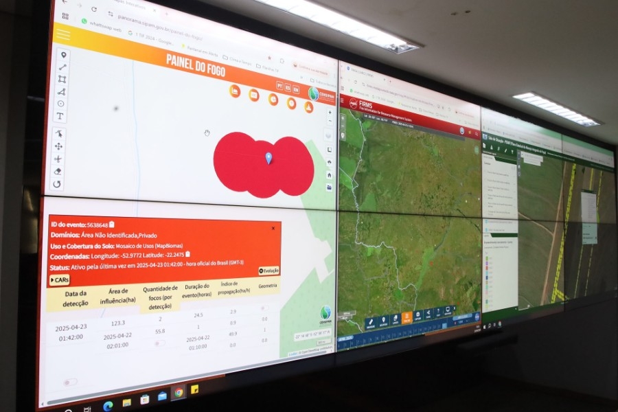Com tecnologia e integração, Governo de MS atua para combater incêndios florestais no Pantanal