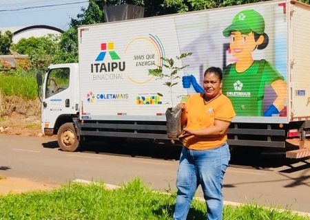Avenida Antônia Spinosa recebe paisagismo com plantio de 20 mudas de ipê