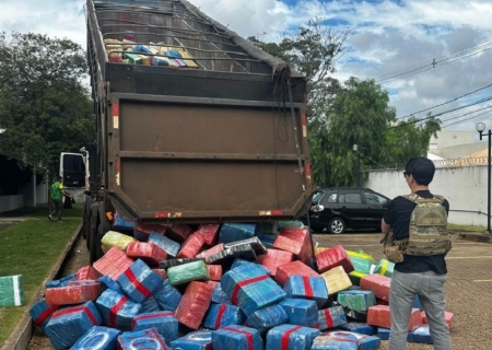 Ação integrada da polícia apreende mais de 7 toneladas de maconha no Paraná