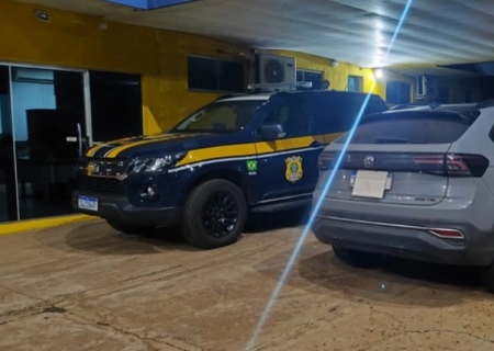 Polícia Rodoviária Federal recupera veículo em Água Clara