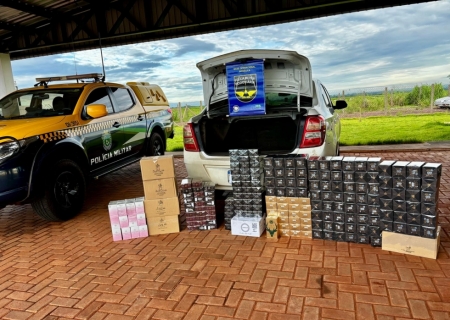 Em Angélica, Polícia Militar Rodoviária apreende carga de perfumes importados avaliada em R$ 56 mil