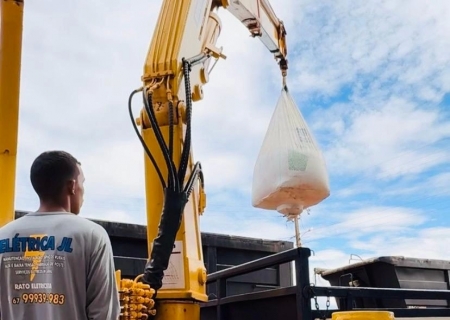 Batayporã adquire mais 250 toneladas para o Programa Municipal de Distribuição de Calcário
