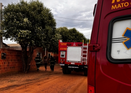 Princípio de incêndio em residência é registrado em Batayporã