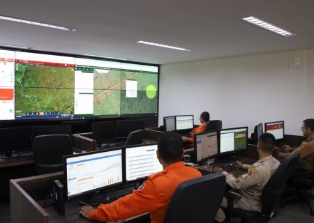 Com tecnologia e integração, Governo de MS atua para combater incêndios florestais no Pantanal