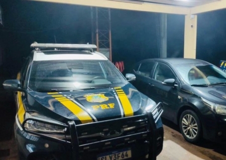 PRF recupera veículo em Nova Alvorada do Sul