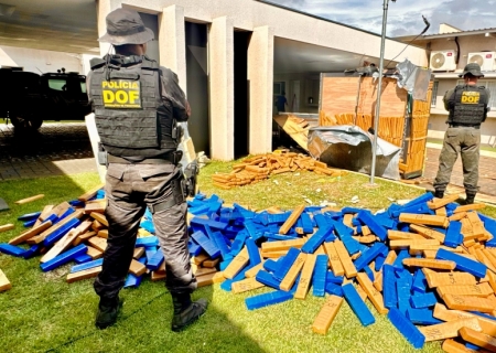 DOF apreende 1,3 tonelada de maconha em Rio Brilhante