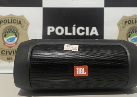 Polícia Civil identifica autor e recupera caixa de som furtada em comércio de Batayporã