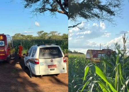 Idoso é encontrado morto em milharal em Rio Brilhante