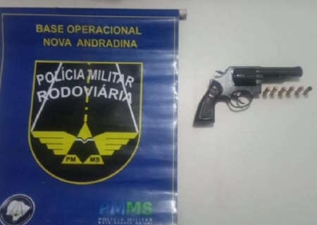 Homem é preso com arma de fogo ilegal em Nova Andradina