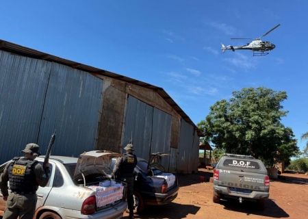 DOF apreende dois carros carregados com materiais ilegais avaliados em R$ 300 mil