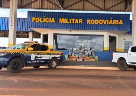 Polícia Militar Rodoviária apreende caminhonete 'recheada' com drogas em Maracaju