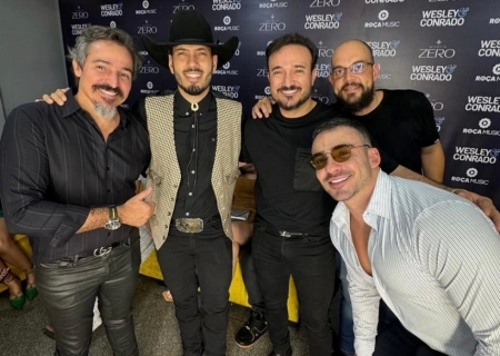 Pedro Paulo e Alex inauguram filial da Roça Music no Mato Grosso do Sul
