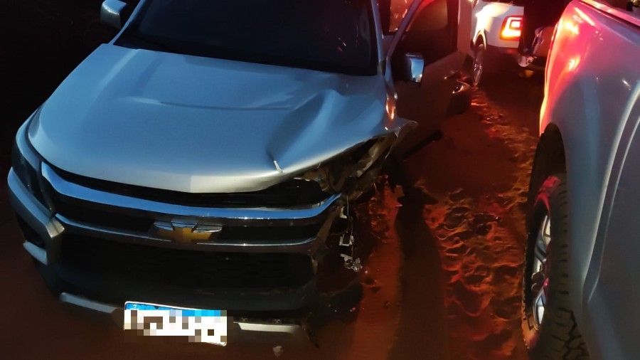 Mulher fica ferida após colisão envolvendo dois veículos em uma estrada vicinal na região de Batayporã