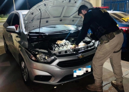 Onix furtado em São Paulo é recuperado pela PRF em Nova Alvorada do Sul