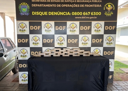 DOF apreende mais de R$ 1,4 milhão em cocaína escondida em tanque de combustível na fronteira