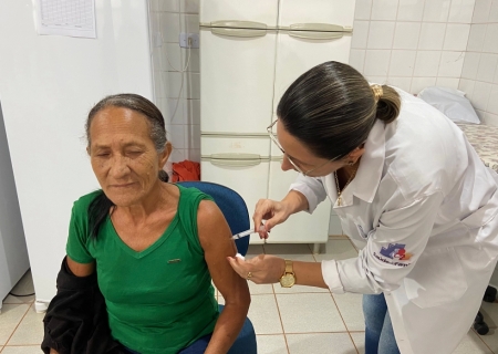 Batayporã: vacinação contra a influenza é ofertada a toda população na ESF Santa Luzia