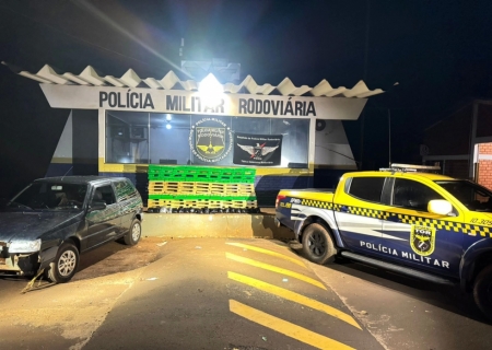 Polícia apreende veículo roubado com mais de 300 kg de drogas na MS-379