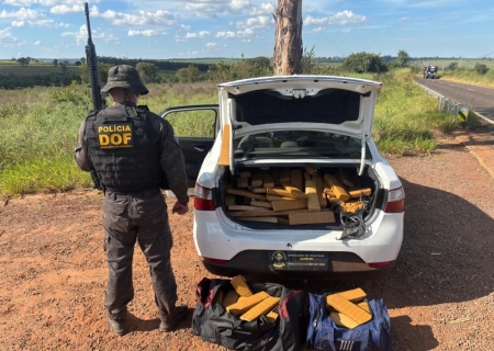 DOF apreende mais de 300 kg de drogas e prende batedor em Anaurilândia