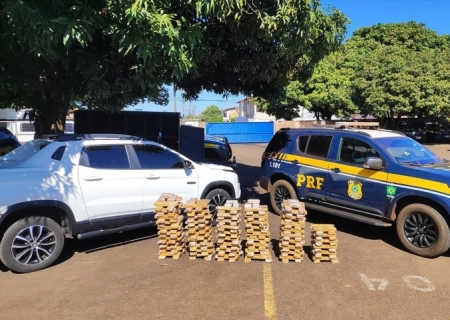 Quase 200 kg de maconha são apreendidos pela PRF durante abordagem em Campo Grande