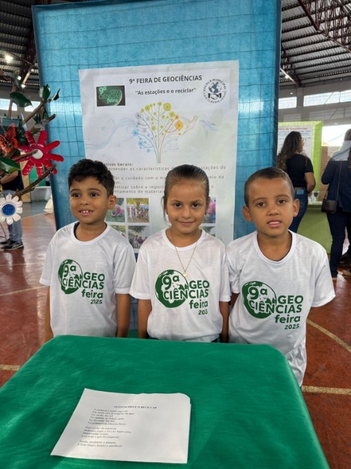 Escola Municipal Luiz Cláudio Josué brilha na 9ª edição da GeoCiências com projetos inovadores e engajamento estudantil